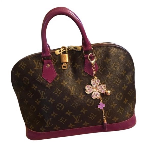 Authentic Louis Vuitton Alma Custom Violet - Picture 3 of 10